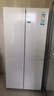 海爾智家冰箱473升十字對開雙開四開多門電冰箱家用風(fēng)冷無霜一級能效變頻節(jié)能雙循環(huán)大容量Leader 473升一級能效雙變頻+三檔變溫+黑金凈化+冰雪白 曬單實(shí)拍圖