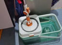 本迪旋轉(zhuǎn)拖把2個(gè)拖布頭140cm加高加厚高端免手洗可拆卸拖把桶吸水墩布 曬單實(shí)拍圖