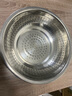 LZJV不銹鋼瀝水籃洗菜盆廚房家用洗水果洗菜籃淘米盆篩 【316鋼+特厚特深】馬上結(jié)束 /【20cm】實(shí)盆送漏盆 曬單實(shí)拍圖