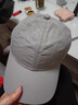 SOMUBAY 夏季男士帽子透氣輕薄速干網(wǎng)眼防曬遮陽(yáng)帽大頭圍鴨舌帽戶(hù)外棒球 淺灰色 均碼 (56-60cm)可調節 曬單實(shí)拍圖