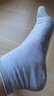 浪莎（LangSha）松口襪子男士夏季超薄網(wǎng)眼純棉防臭寬口男襪中筒全棉中老年寬松襪 100%棉5雙白色網(wǎng)眼松口襪 曬單實(shí)拍圖