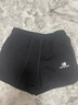 FDR旗艦店 R字印花戶(hù)外運動(dòng)短褲女夏季寬松休閑褲百搭熱褲三分褲 黑色 L 曬單實(shí)拍圖