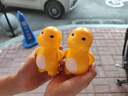 小水槍兒童玩具按壓式噴水泚水槍男孩打水仗游泳寶寶洗澡玩水 奶龍公仔小水槍【2只】 曬單實拍圖