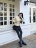 良人訪灰色打底褲女春秋外穿2025新款 深灰色 1條裝 L （建議體重90-120斤） 曬單實拍圖