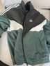 adidas經(jīng)典寬松運(yùn)動夾克外套男女春季新款阿迪達(dá)斯官方三葉草 黑色/綠色/白色   S 曬單實(shí)拍圖