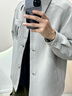 Hautton Jeans新中式男士休閑夾克衫2025春季新款高級感外套上衣男潮牌男裝 灰色 L (175) 曬單實拍圖