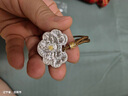 足銀9999牡丹花吊墜描金新中式國風(fēng)雙面精致百搭純銀項(xiàng)鏈女送禮物 牡丹款約19克 曬單實(shí)拍圖