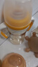 好孩子（gb）嬰兒防脹氣防嗆奶PPSU奶瓶寶寶重力球吸管奶瓶-天使餓魔黃色 曬單實(shí)拍圖