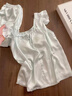 另約高級感輕奢冰絲睡衣女夏季甜美帶胸墊小飛袖短褲寬松家居服兩件套 935 流光藍(lán)蝴蝶 固定胸墊 2XL 曬單實(shí)拍圖