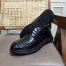 七匹狼男士皮鞋男冬季2025新款頭層牛皮商務(wù)休閑典雅舒適職場(chǎng)通勤鞋子男 黑色 【時(shí)尚款】 41 【標準皮鞋碼】 曬單實(shí)拍圖