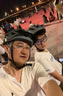 洛克兄弟兒童騎行眼鏡變色自行車青少年戶外運動 紫蘭漸變/變色全面紫 曬單實拍圖