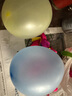 創(chuàng)承印藝小號小氣球兒童可愛彩色小汽球打槍裝飾水飛鏢打氣充氣生日 曬單實拍圖
