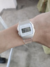 卡西歐（CASIO）小方塊簡(jiǎn)約復(fù)古防水電子學(xué)生表男女手表情人節(jié)禮物 F-91WS-7 曬單實(shí)拍圖