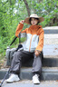 KOLON SPORT/可隆GTX 3L 1992沖鋒衣 女子戶外運(yùn)動(dòng)透濕防風(fēng)耐磨防水夾克 LKGJ5AN018-AR 琥珀黃 M 165/88A 曬單實(shí)拍圖