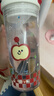 斌諾可愛(ài)水杯女生帶吸管塑料杯2025新款tritan材質(zhì)耐高溫杯子學(xué)生便攜 紅色蘋(píng)果【吸管+直飲+便攜提繩】 耐冷耐熱-700ml 曬單實(shí)拍圖