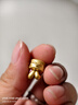 曼卡龍黃金足金小蛋糕掛墜轉運珠DIY路路通手鏈女節定價(jià)禮物 兔兔蛋糕 曬單實(shí)拍圖