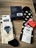 Happy Socks【新品】Happy Socks可愛(ài)襪子多巴胺中筒襪襪子女ins潮禮盒多雙裝 驕傲 2雙 M 36-40 曬單實(shí)拍圖