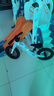 PAPABIKE平衡車(chē)兒童滑步車(chē)入門(mén)款12寸無(wú)腳踏自行車(chē)1-3歲寶寶2-6歲兩輪禮物 黑色【12寸】 曬單實(shí)拍圖