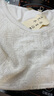 布符（Cloth Fu）布符原創(chuàng)夏季新款氣質(zhì)修身復(fù)古休閑中式拼接V領(lǐng)上衣女款 白色升級款 M 曬單實拍圖