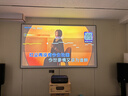 鯨米（JINGMI）投影幕布K1pro極白光子幕布120英寸16:9窄邊畫框硬屏8K家用辦公壁掛投影屏幕適配三色激光投影儀 曬單實(shí)拍圖