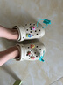 卡駱馳（crocs）厚底云朵洞洞鞋戶外休閑時(shí)尚一腳蹬沙灘鞋拖鞋 206750 206750-2Y2 34 -35 曬單實(shí)拍圖