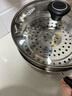 愛仕達（ASD）湯鍋 304不銹鋼小蒸鍋 帶蒸屜燉煮鍋 24CM燃氣電磁爐通用奶鍋B1-Z 曬單實拍圖