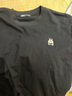 SPAO100%純棉短袖T恤男女2025夏季新款舒適親膚上衣SPDX25SD01XY 黑/象牙熊-貼布繡 M 曬單實拍圖