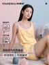 有棵樹(shù)100%棉女士睡衣夏季25年新款全棉吊帶短褲休閑家居服可外穿 曬單實(shí)拍圖