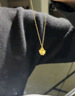 中國(guó)黃金（CHINA GOLD）黃金四葉草吊墜女士足金項(xiàng)鏈?zhǔn)罪椛账团笥焉斩Y物送媽媽老婆 【送女友】四葉草吊墜約0.5g【輕奢版贈(zèng)銀鏈】 曬單實(shí)拍圖