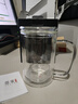 雅集 茶水分離直覺(jué)玻璃杯水杯 便攜泡茶杯 帶過(guò)濾內(nèi)膽茶杯 辦公室杯子 直覺(jué)杯玻璃杯（三件式） 500ml 1只 曬單實(shí)拍圖