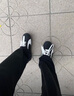 環(huán)球黑色厚底德訓(xùn)鞋男2025新款夏季男鞋透氣輕便增高休閑運動板鞋子男 黑色 42 曬單實拍圖