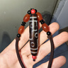 石玥珠寶黃九眼老天珠吊墜項(xiàng)鏈玉髓水晶瑪瑙掛墜真品本命年禮物 男女士款 曬單實(shí)拍圖