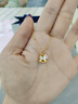 黛若999足金木馬吊墜黃金腳鏈轉(zhuǎn)運(yùn)珠腳脖子O字素鏈高級(jí)感送女友禮物 黃金足金腳鏈(約1.84g) 曬單實(shí)拍圖