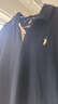 皮爾卡丹（pierre cardin）100%新疆純棉t恤短袖polo.衫男士商務(wù)高端刺繡純色翻領(lǐng)半袖上衣服 深藍(lán)【100%高品質(zhì)長(zhǎng)絨全棉】 XL (175) 建議【130-155斤】 曬單實(shí)拍圖