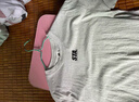 STA春夏潮牌基礎(chǔ)款小logo印花多色短袖t恤男夏季純棉情侶百搭體恤衫 米白灰 XL 曬單實拍圖