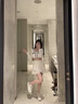 悅步運動(dòng)短裙網(wǎng)球裙女速干羽毛球服運動(dòng)套裝健身跑步百褶裙半身短裙 白色短裙 【防走光含安全褲】 M 【建議體重100-115斤】 曬單實(shí)拍圖