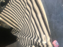 茄克斯短袖t恤男夏季新款條紋圓領(lǐng)寬松百搭半袖上衣薄款男士t恤上衣打底 312灰色 XL 建議120-135斤 曬單實拍圖