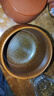 瓷韻慈心瓷韻慈心茶洗茶渣缸陶瓷建水大號水盂廢水桶煙灰缸茶具配件茶水缸 窯變黃小號茶渣缸丨950ML 曬單實拍圖