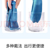 TEEIS德國(guó)跑步擦汗手腕巾男冷感女運(yùn)動(dòng)毛巾速干護(hù)腕吸汗毛巾健身房裝備 【深海藍(lán)丨超值兩只裝】 曬單實(shí)拍圖