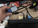 hdmi轉vga轉換器音視頻hdim高清線接口筆記本電腦顯示器連接音頻 黑色 無音頻無供電 曬單實拍圖