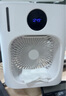 小達智能冷風(fēng)扇空調扇水冷風(fēng)扇桌面輕音霧化制冷風(fēng)扇家用小空調水風(fēng)扇臺式大風(fēng)力辦公室臥室宿小米白 智能觸控+定時(shí)預約+900ml大容量 曬單實(shí)拍圖