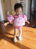 京厽德國高品質(zhì)2025新款嬰幼兒兒童寶寶游泳裝備浮力手臂圈浮圈水袖泳 蝴蝶結(jié)粉馬 曬單實拍圖