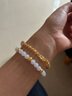 周六福（ZLF）  黃金金手鏈女足金999光珠轉運珠 計價(jià) 16+3cm尾鏈 - 6.55g 曬單實(shí)拍圖