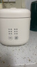 OQD德國電飯煲0涂層低糖電飯煲一人食多功能智能小型微壓電飯鍋1到2人 奶白智能蒸碟款【99.9%內(nèi)膽】 1.2L 曬單實拍圖