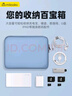 Milooky數碼配件收納包便攜u盤(pán)平板iPad充電器耳機數據線(xiàn)化妝包多功能 曬單實(shí)拍圖