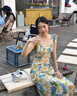 堤姆斯碎花多巴胺掐腰連衣裙小飛袖遮手臂夏季云南旅游穿搭女裝絕美小裙 M 曬單實(shí)拍圖