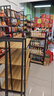虎小虎貨架展示架單面超市便利店小賣(mài)部零食酒水飲料文具母嬰多層置物架 120長(cháng) 掛鉤架 六層 220高 曬單實(shí)拍圖