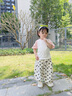 可英 GOWINBABY女童燈籠褲純棉2025夏季款女孩寬松時尚運動褲女寶可愛洋氣休閑褲 圓點 100 （適合身高90cm-100cm） 曬單實拍圖