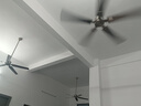 璞藝大風(fēng)力靜音工業(yè)復(fù)古遙控吊扇餐廳客廳家用簡(jiǎn)約風(fēng)扇商用無(wú)燈電風(fēng)扇 不銹鋼5葉58寸+壁控 曬單實(shí)拍圖