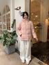 波司登反季羽絨服女90絨面包服寬松短款保暖加厚外套B250245112XS 曬單實(shí)拍圖